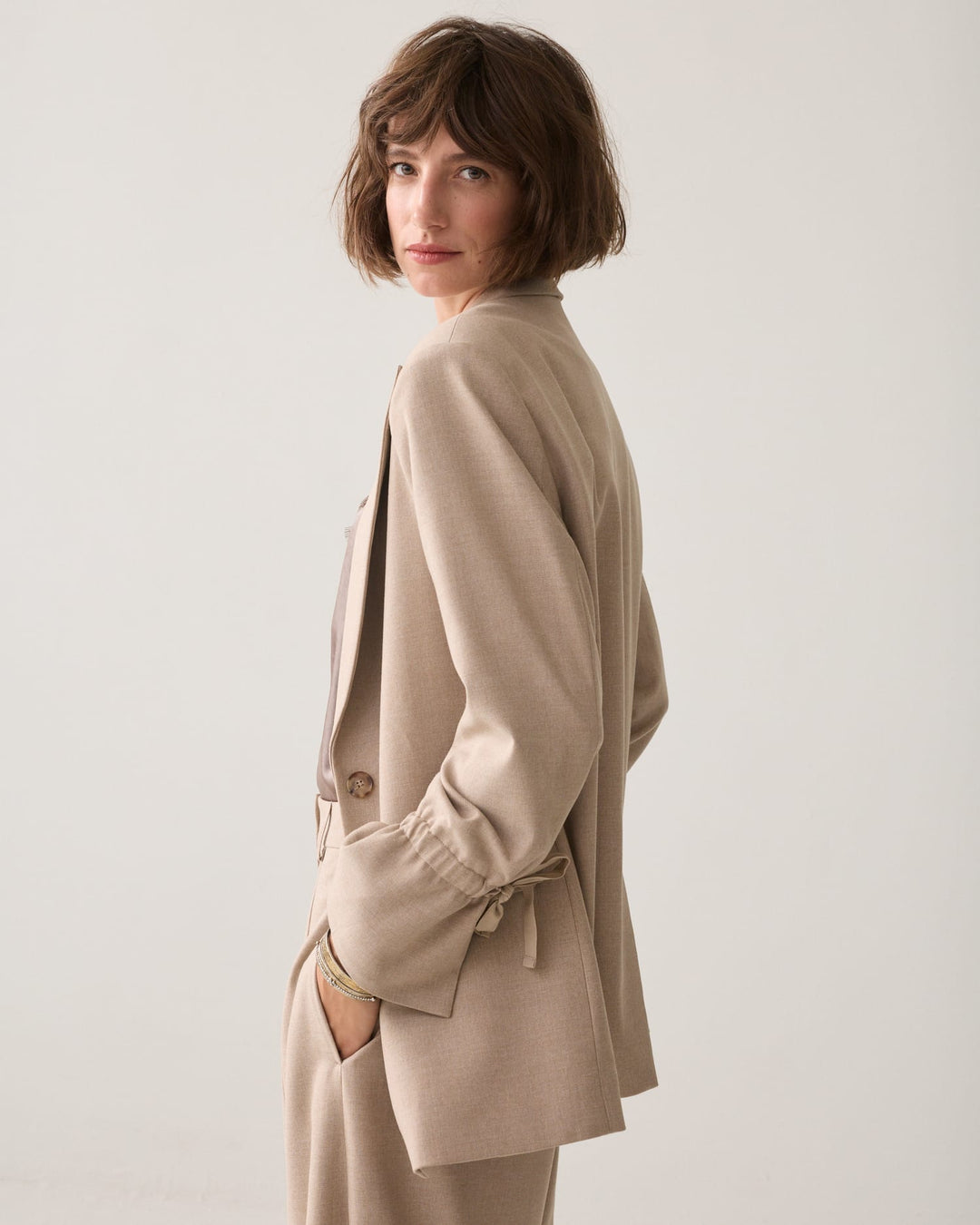 Summum blazer dames taupe