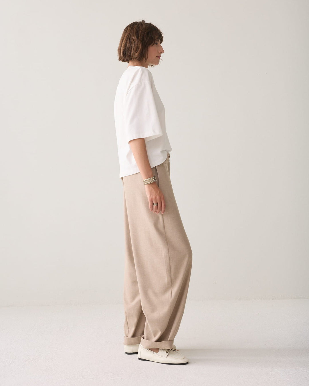 Summum lange broek taupe – dames
