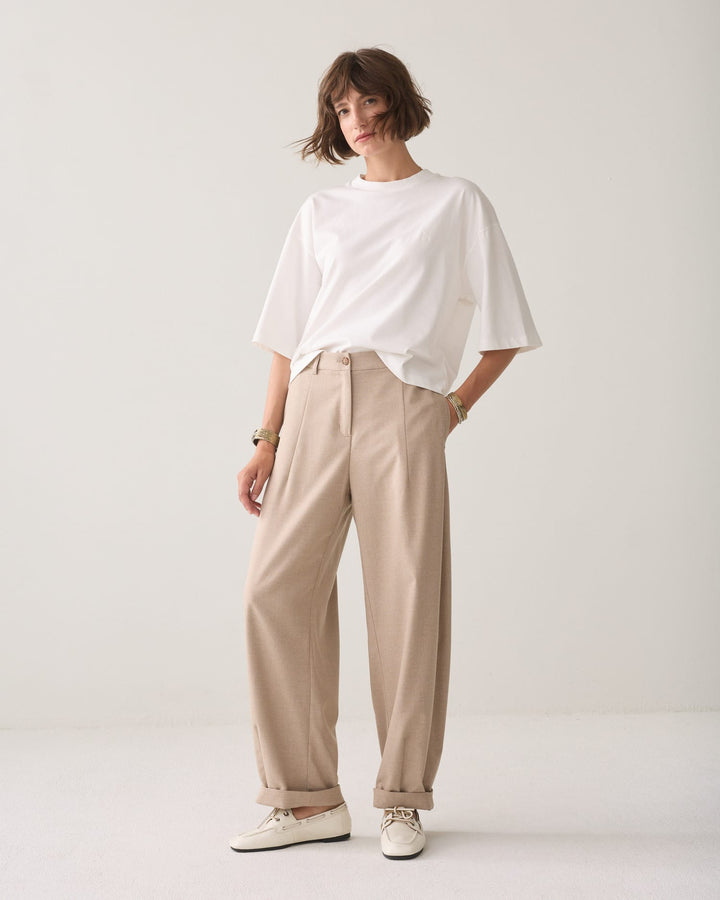 Summum lange broek taupe – dames