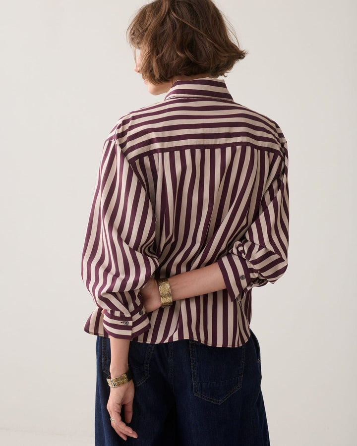 Summum blouse l/m dames rood dessin – 2s3523-12490