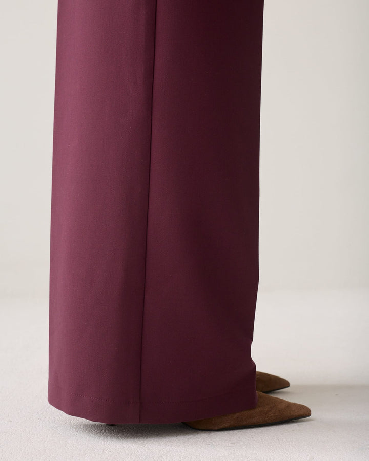 Summum lange broek dames bordeaux – 4s2369-11680