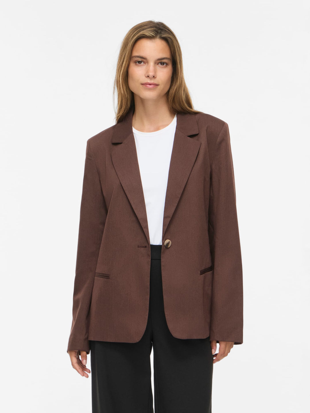 Vila blazer dames bruin – Bella 14117543