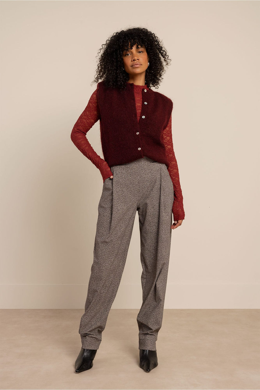Studio Anneloes 14331 top l/m meisjes steenrood