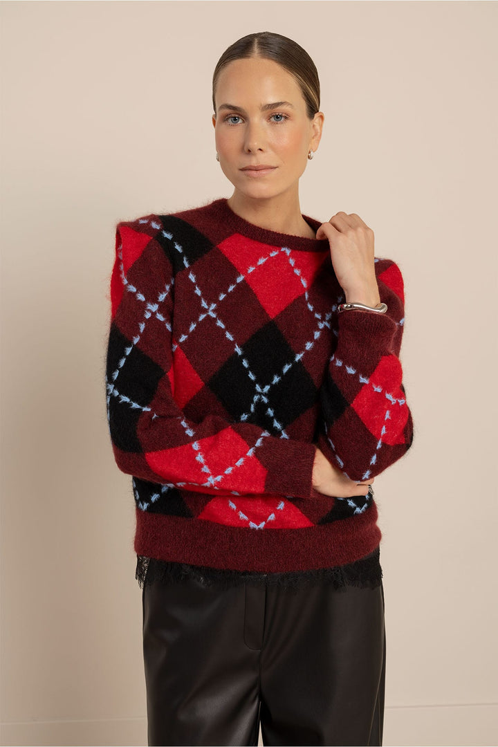 Studio Anneloes 14315 Arly trui rood dessin