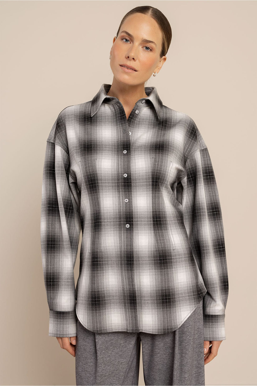 Studio Anneloes 14375 Tally blouse grijs dessin