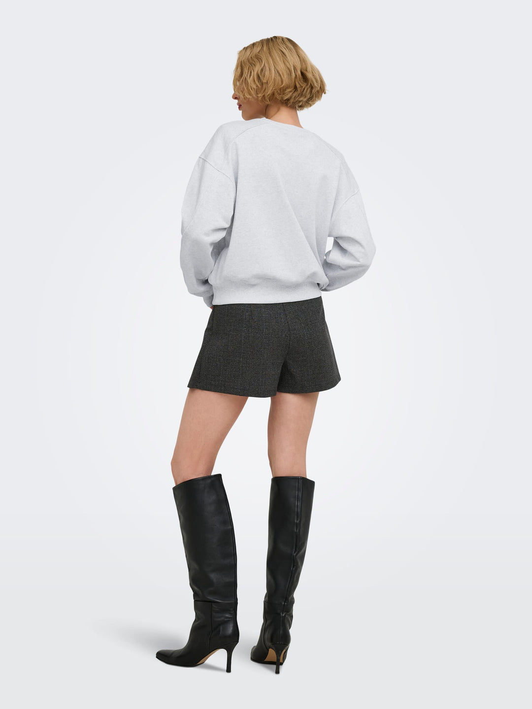 Only 15380328 Olise sweater grijs melee – dames