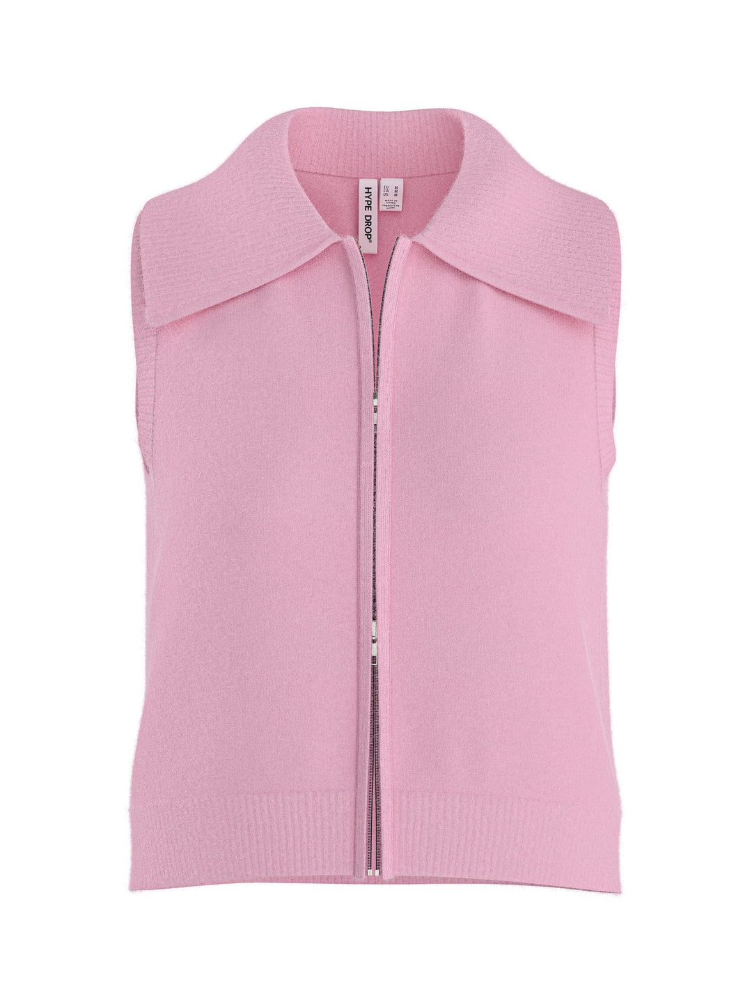 Hype drop 32000923 Nisrine gilet gebreid roze