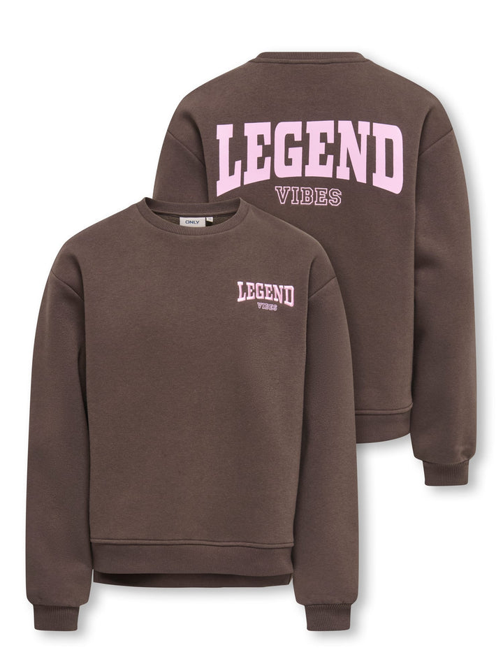 kids only 15392107 vicky sweater meisjes bruin