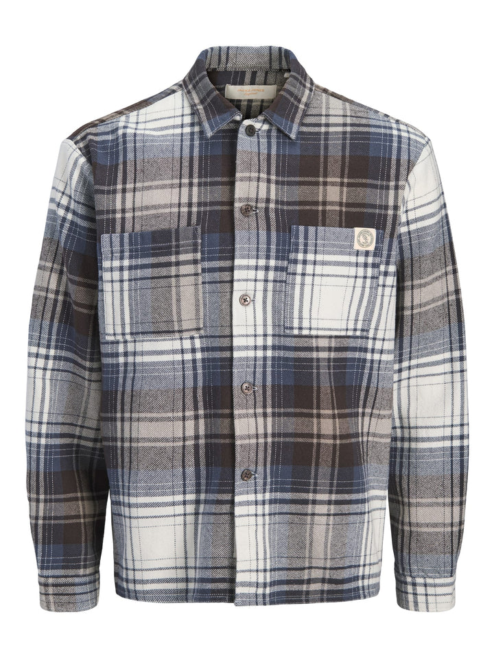 Jack &amp; Jones 12301093 Frederiksberg overhemd bruin dessin – heren