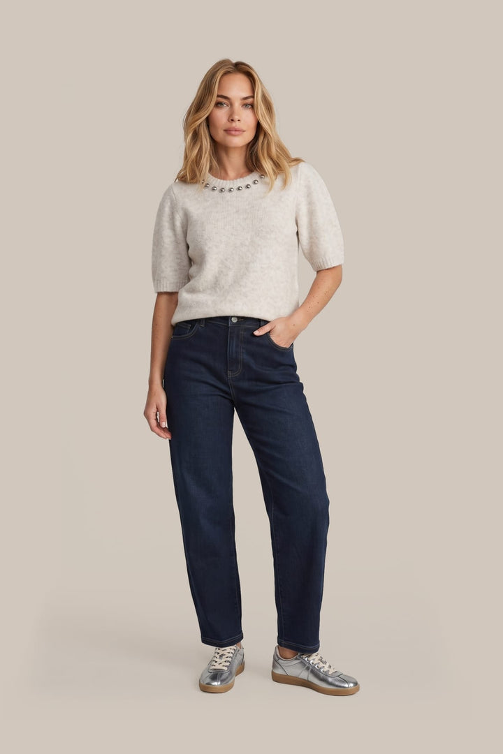 G-Maxx 26NNG05 Lilja jeans low crotch baggy fit – dames - Blue Denim