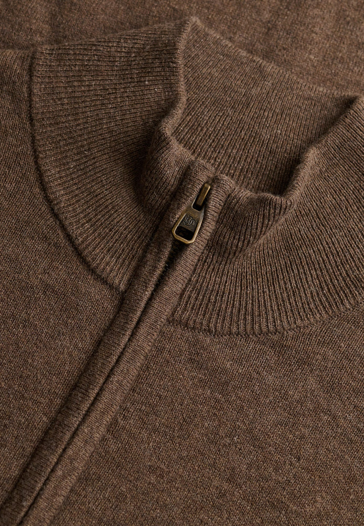 Superdry M6110783A trui heren bruin melee