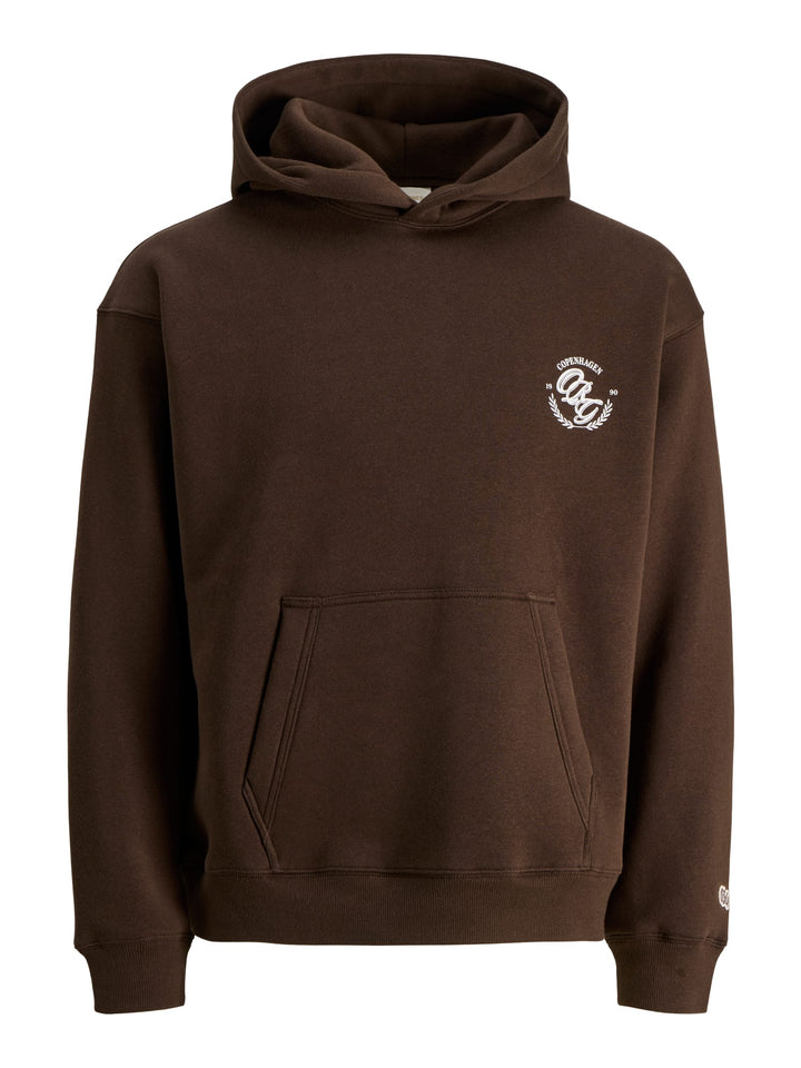 Jack &amp; Jones 12305616 Frediriksberg sweater bruin – heren