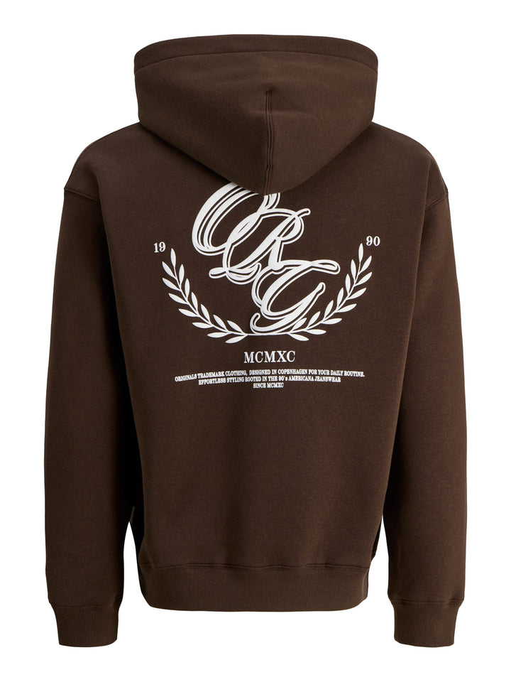 Jack &amp; Jones 12305616 Frediriksberg sweater bruin – heren