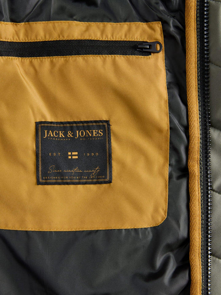 Jack &amp; Jones 12279247 Finn winterjas olijf – heren