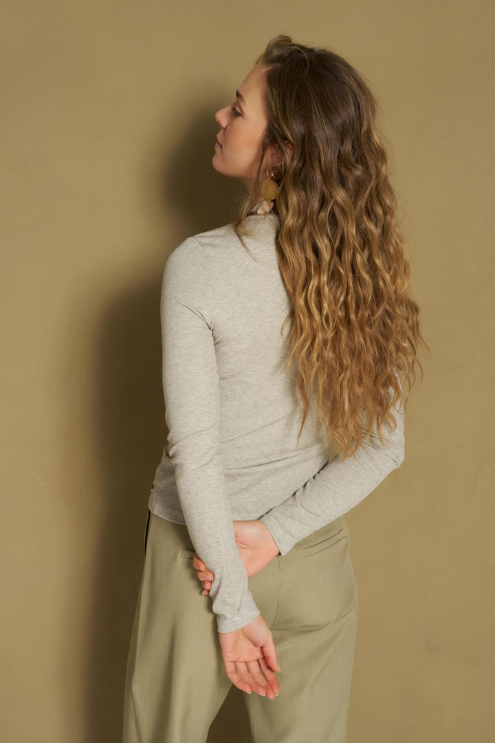 Lofty Manner RH10.2 - Top Havina - Knotted – dames top - Kaki