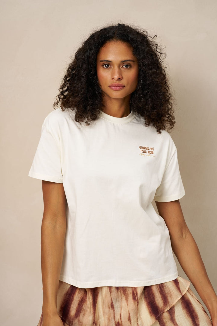 Lofty Manner RH55 T'Shirt Imma - Boxy Reg – dames - Off-white