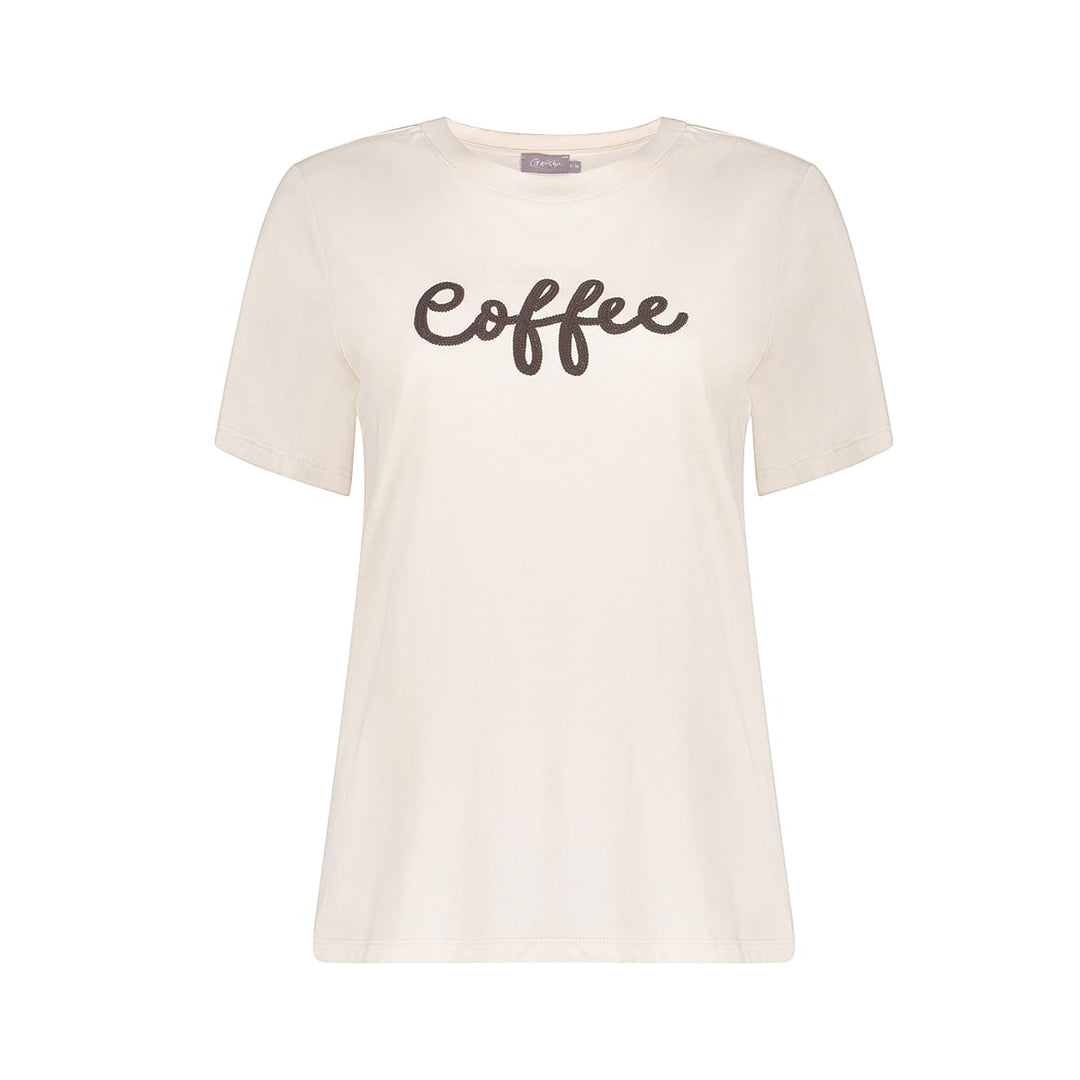 Geisha 62571-41 t-shirt k/m dames ecru