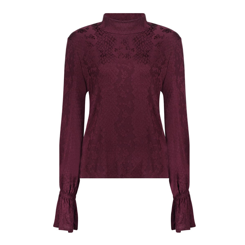 Geisha 62670-20 top l/m dames bordeaux
