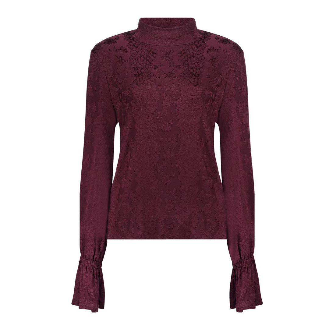 Geisha 62670-20 top l/m dames bordeaux