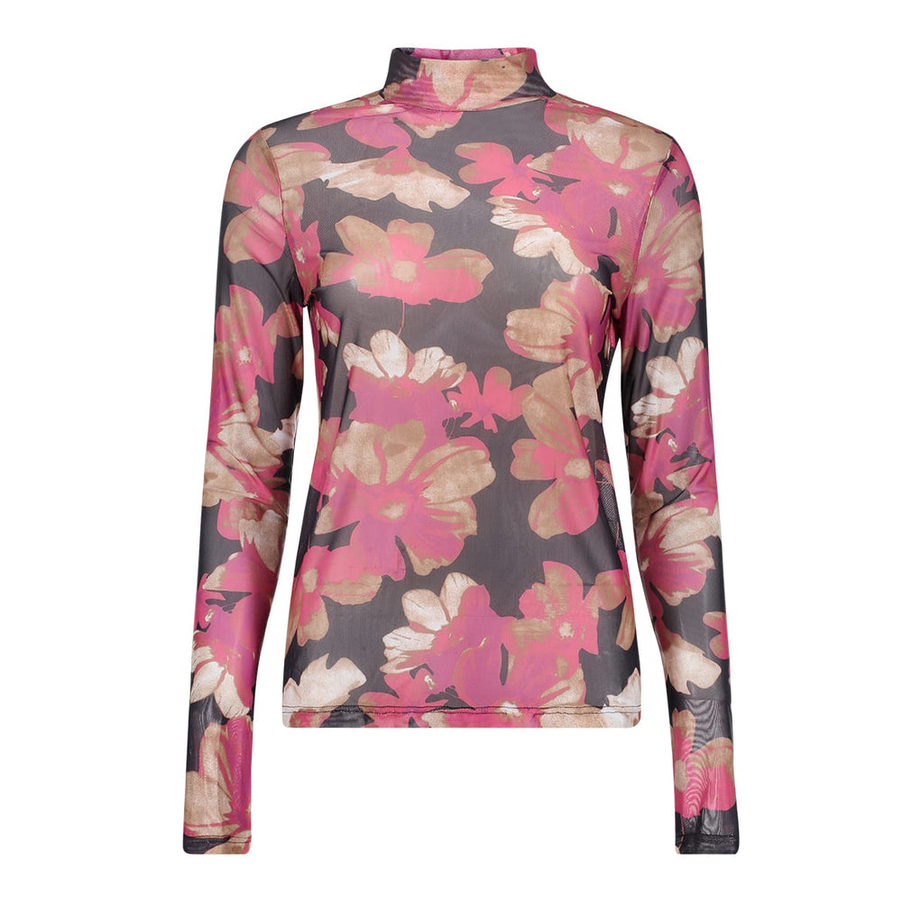 Geisha 62832-14 top l/m dames paars dessin