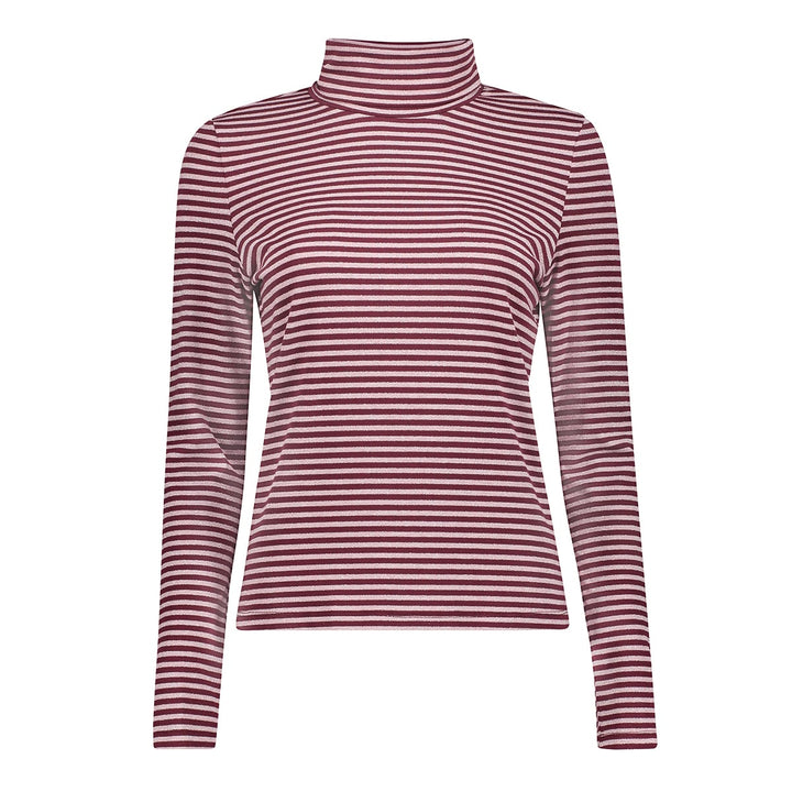 Geisha 62897-70 t-shirt l/m dames roze dessin