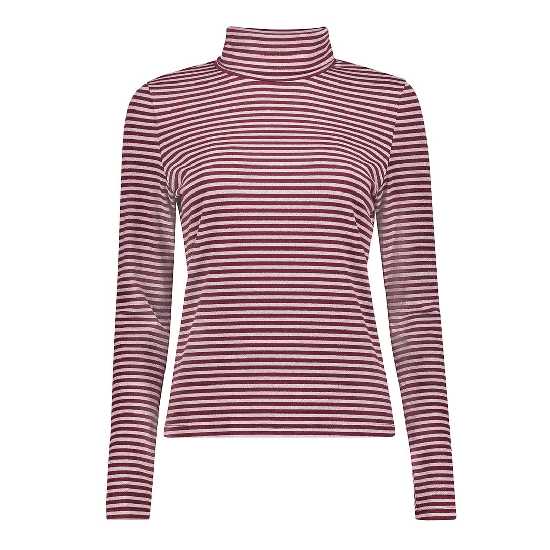 Geisha 62897-70 t-shirt l/m dames roze dessin