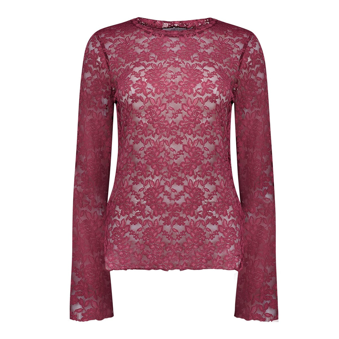 Geisha 62831-14 top l/m dames bordeaux
