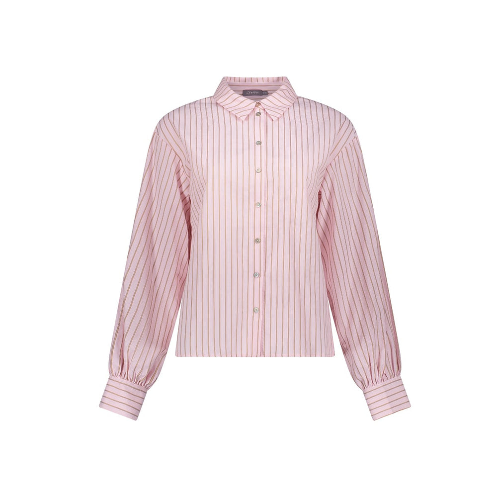 Geisha 63821-14 blouse l/m dames roze dessin