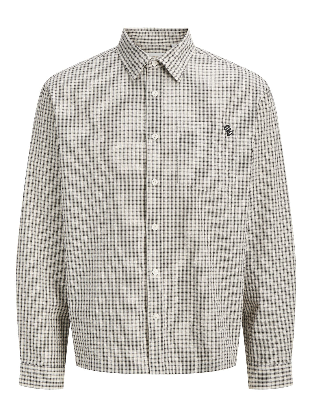 Jack & Jones 12315905 Menton overhemd ecru dessin – heren