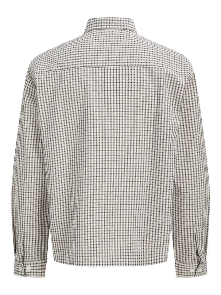 Jack &amp; Jones 12315905 Menton overhemd ecru dessin – heren