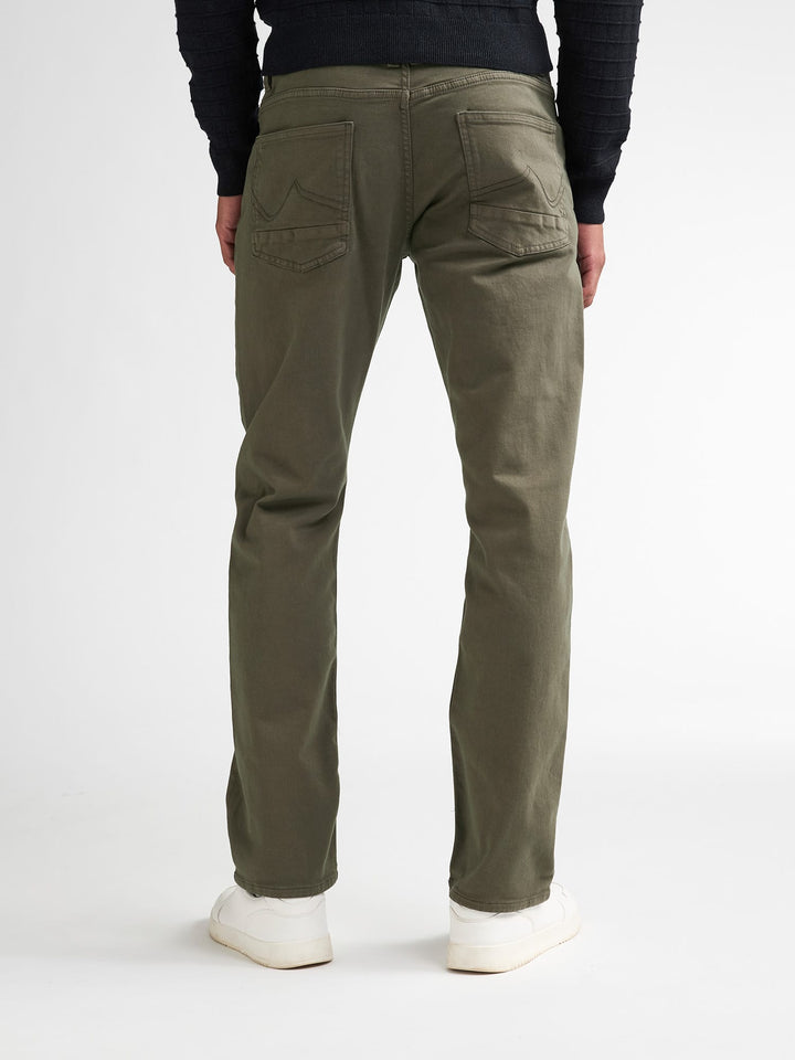 Petrol men M-3060-DNM010 lange broek antraciet – heren - Donkergroen - L32