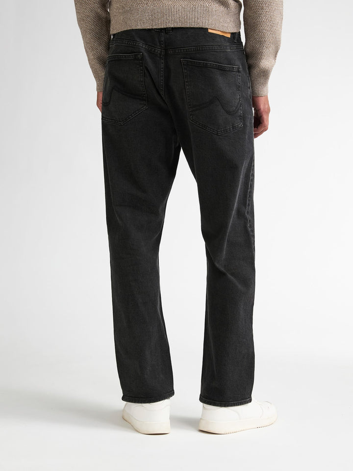 Petrol men M-3060-DNM013 L32 polo k/m zwart dessin – heren - Black Denim - L32