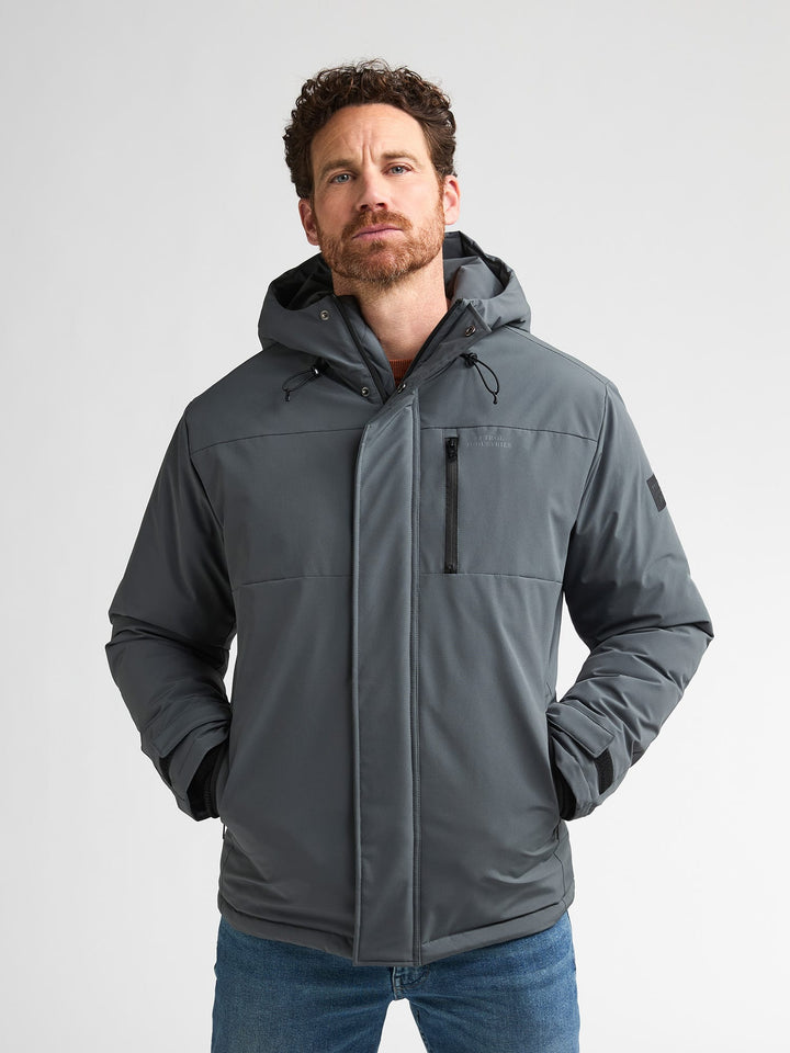 Petrol men M-3060-JAC104 winterjas olijf – heren - Grijs