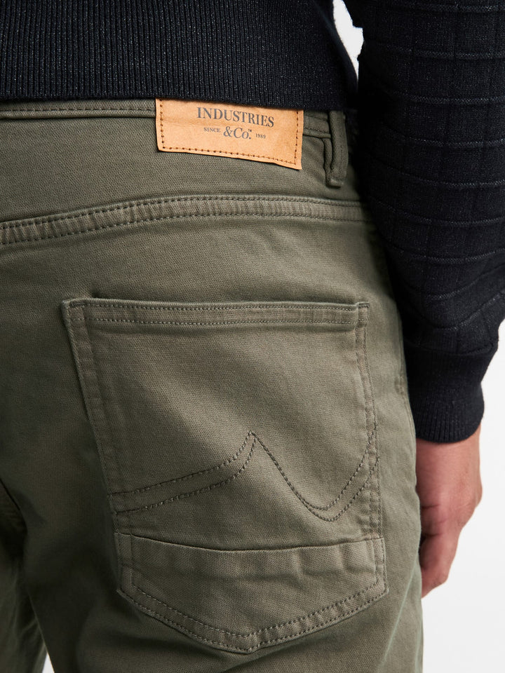 Petrol men M-3060-DNM010 lange broek antraciet – heren - Donkergroen - L32