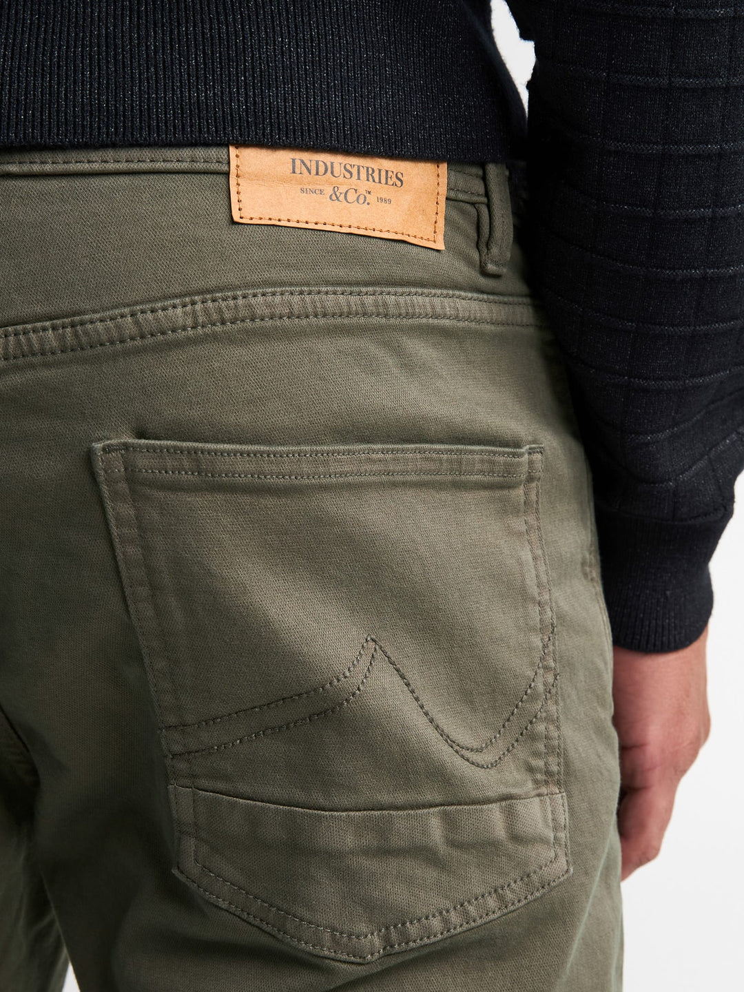 Petrol men M-3060-DNM010 L34 lange broek antraciet – heren - Donkergroen - L34