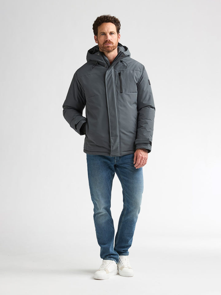 Petrol men M-3060-JAC104 winterjas olijf – heren - Grijs