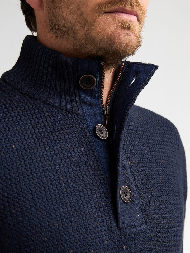 Petrol men M-3060-KWC226 trui heren navy