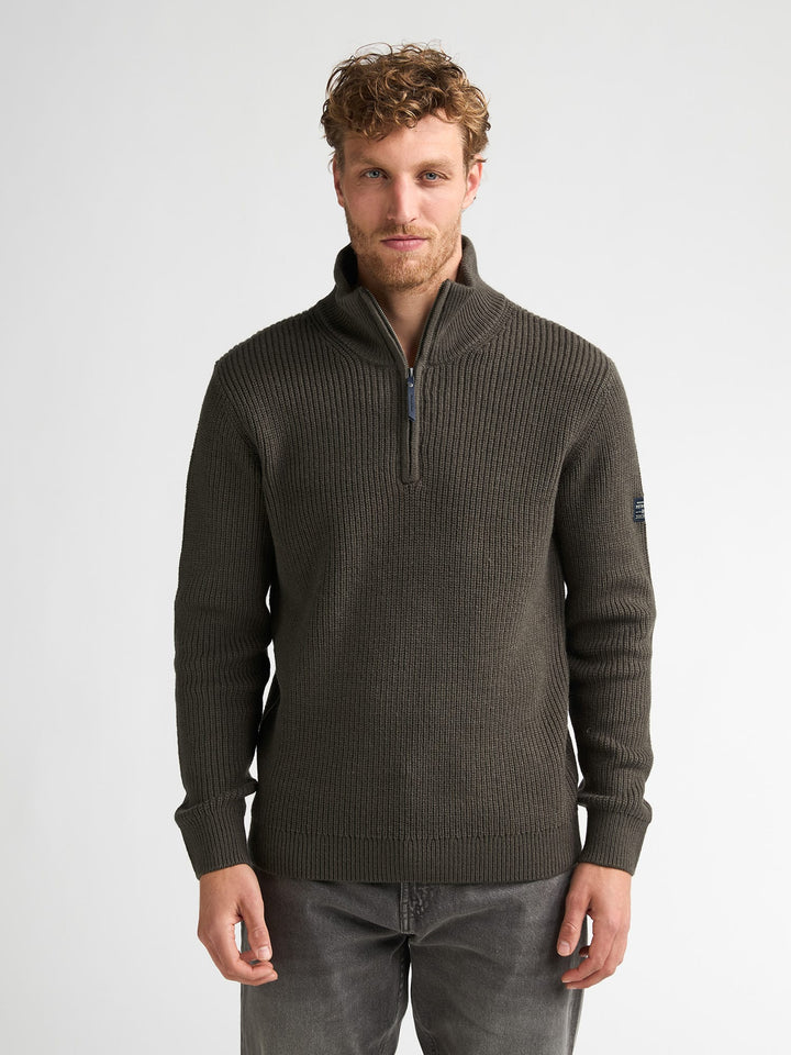 Petrol men M-3060-KWC262 trui taupe – heren
