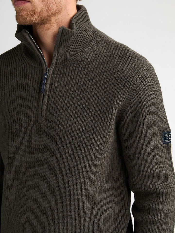 Petrol men M-3060-KWC262 trui taupe – heren