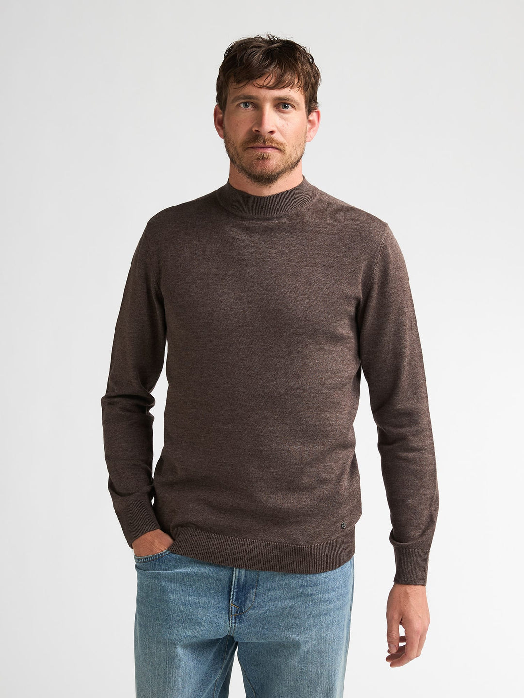 Petrol men M-3060-KWC297 trui bruin – heren