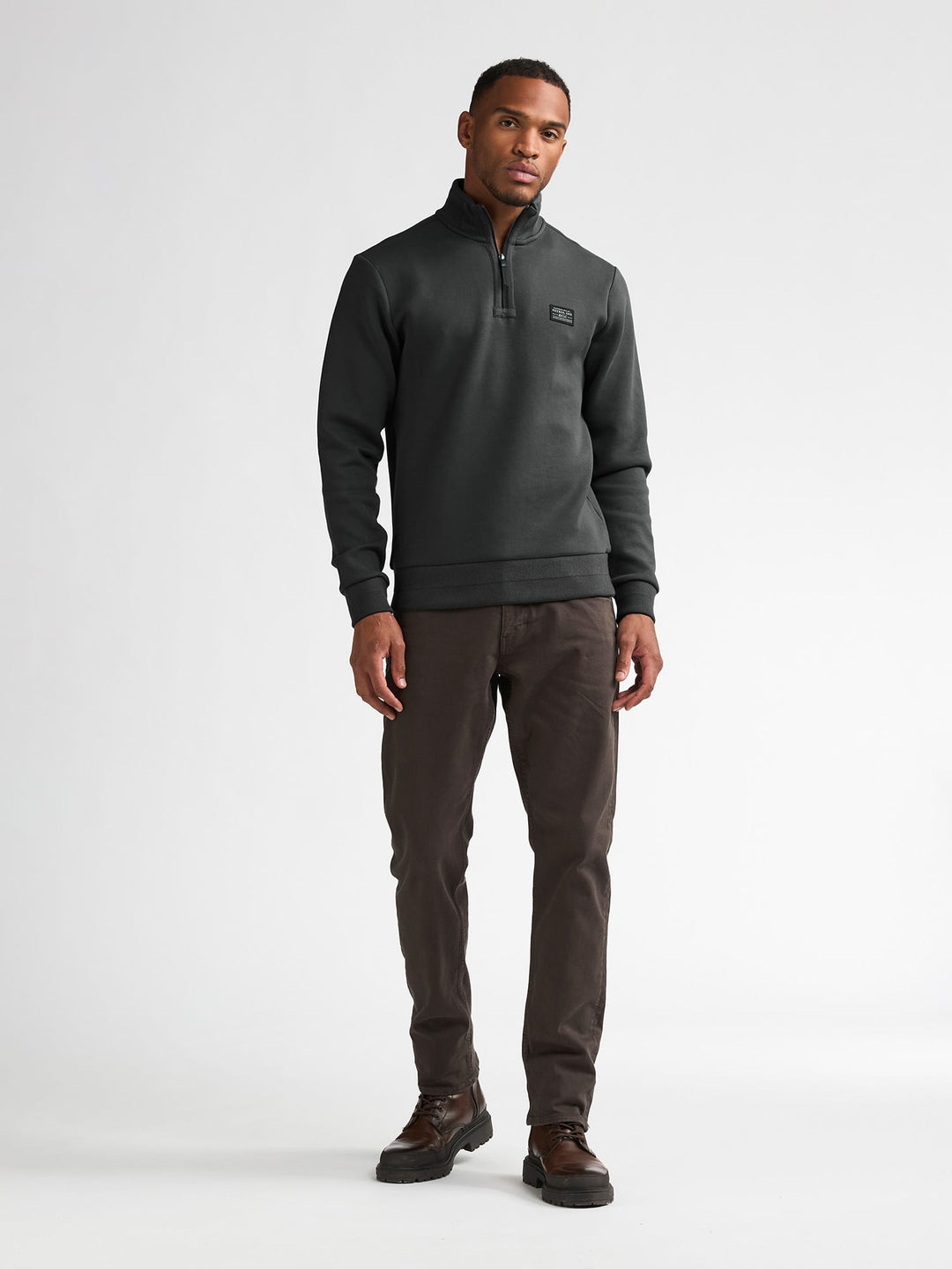 Petrol men M-3060-SWC318 sweater heren olijf