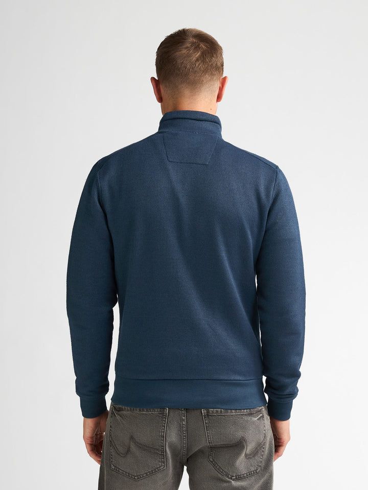 Petrol men M-3060-SWC301 vest sweat heren navy