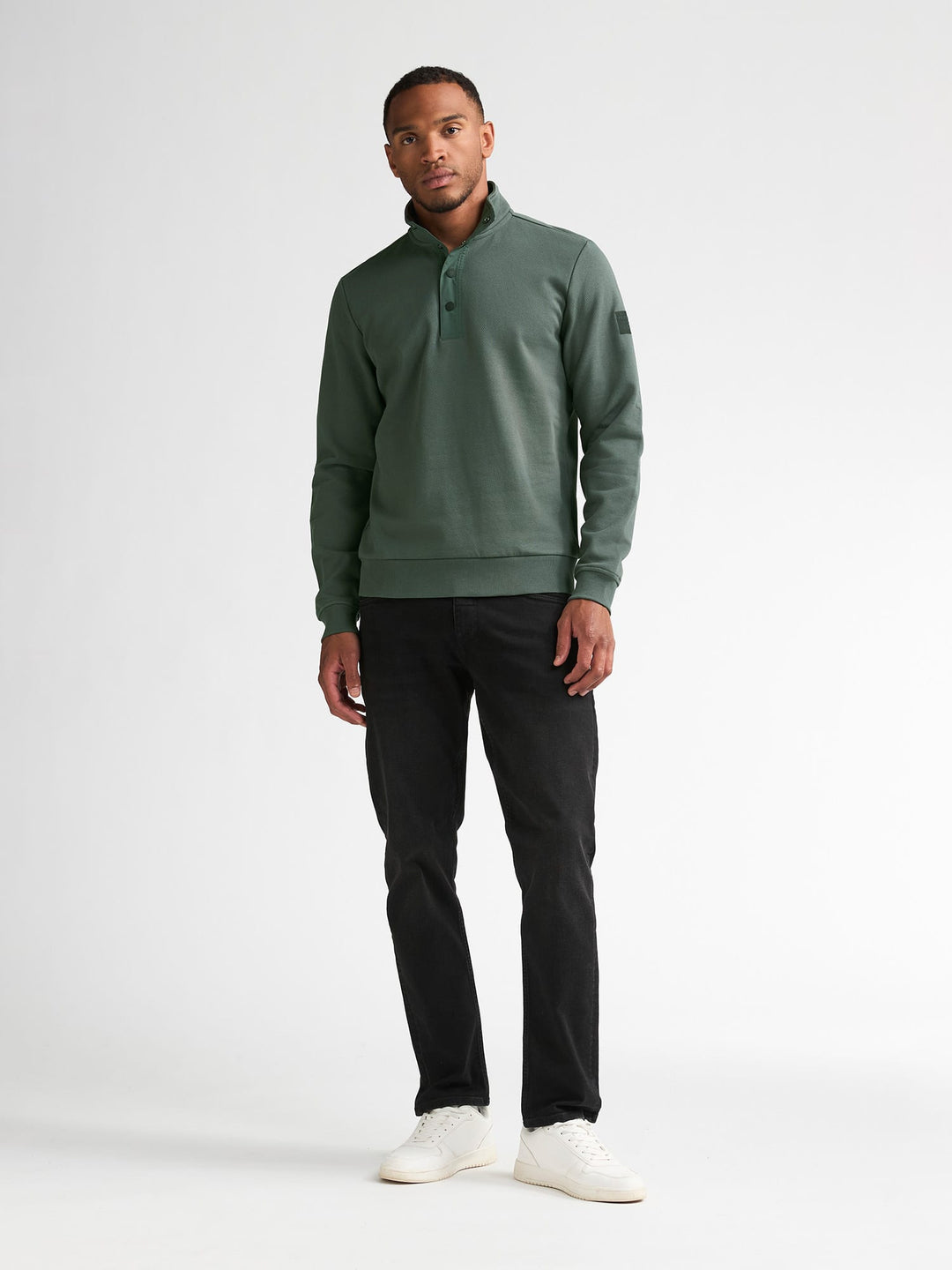 Petrol men M-3060-SWC320 trui heren olijf