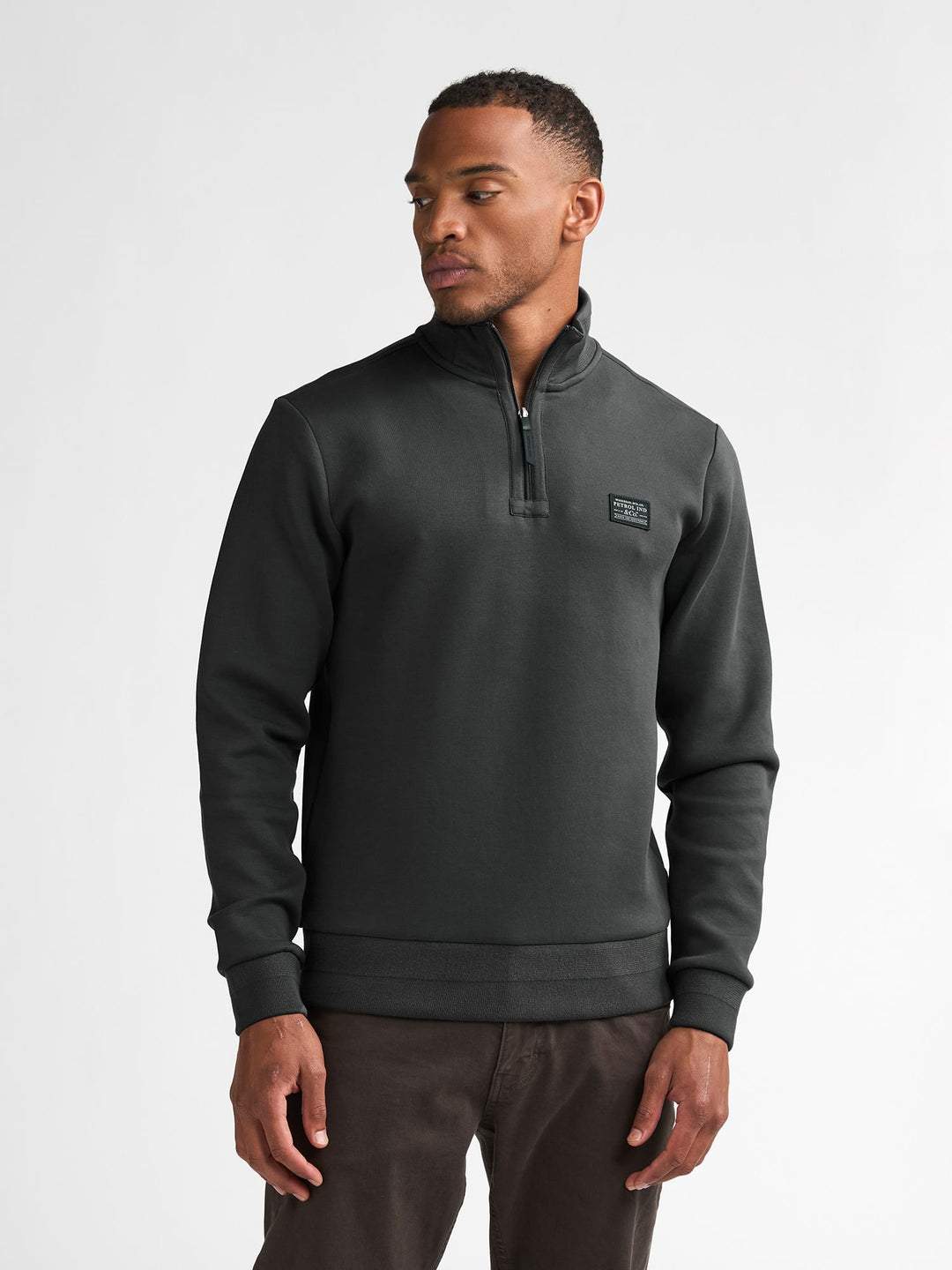 Petrol men M-3060-SWC318 sweater heren olijf