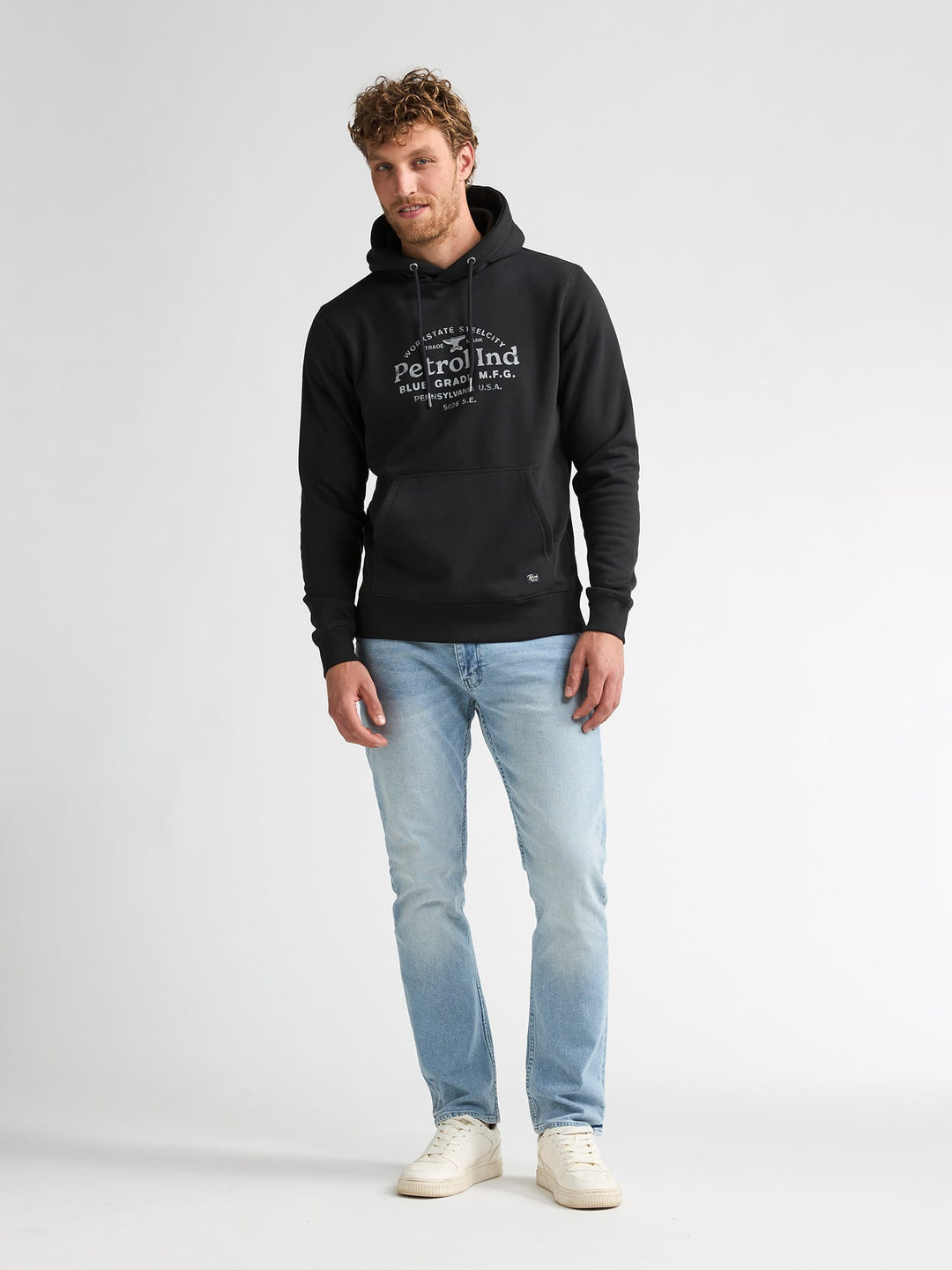 Petrol men M-3060-SWH176 sweater antraciet – heren