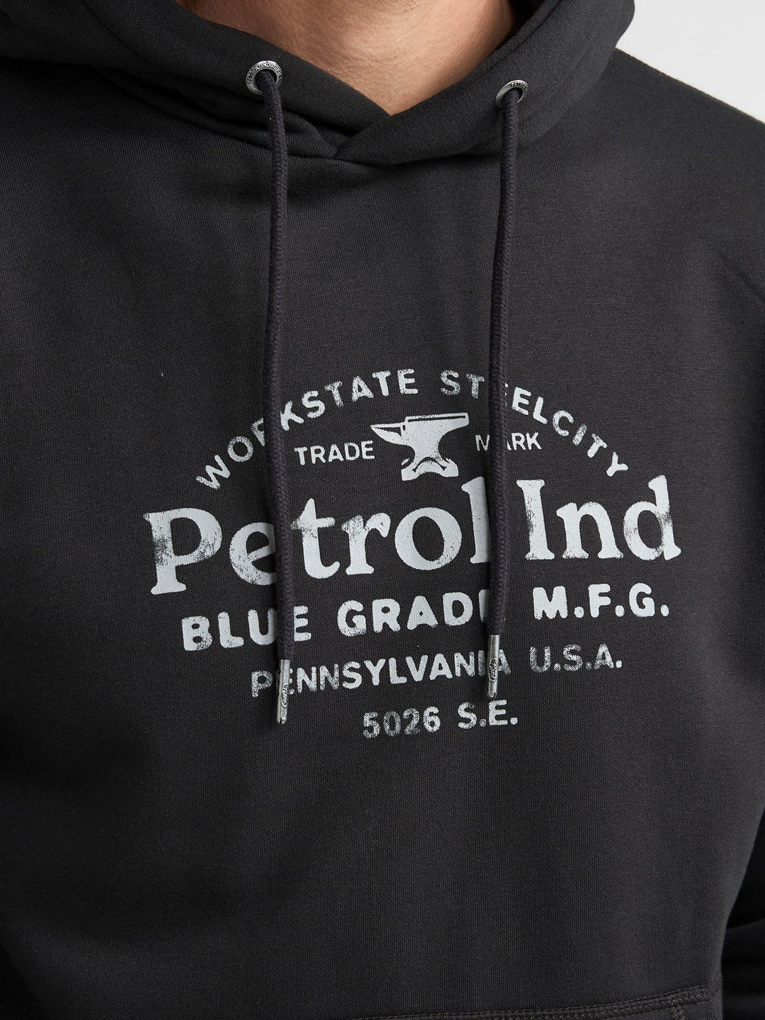 Petrol men M-3060-SWH176 sweater antraciet – heren