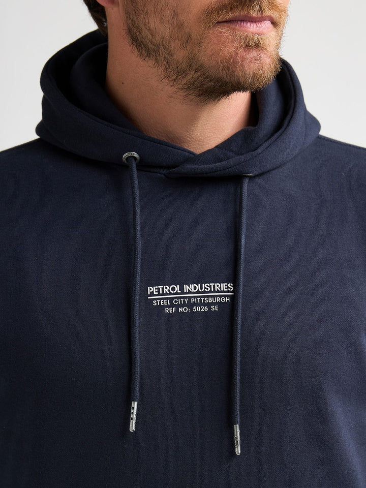 Petrol men M-3060-SWH177 sweater heren navy
