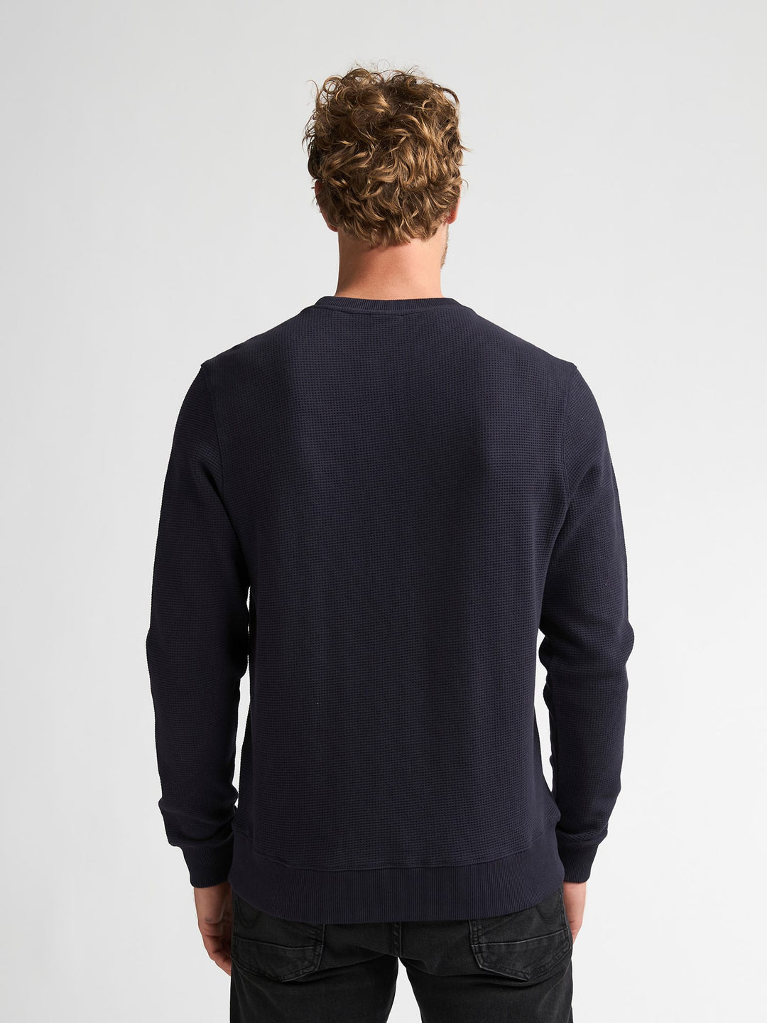 Petrol men M-3060-SWR303 polo k/m heren blue denim - Navy