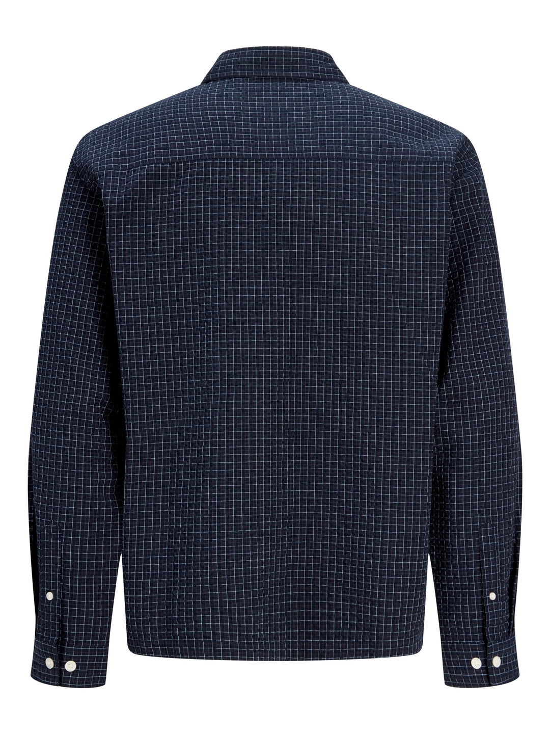 Jack &amp; Jones 12315905 Menton overhemd l/m blauw dessin – heren
