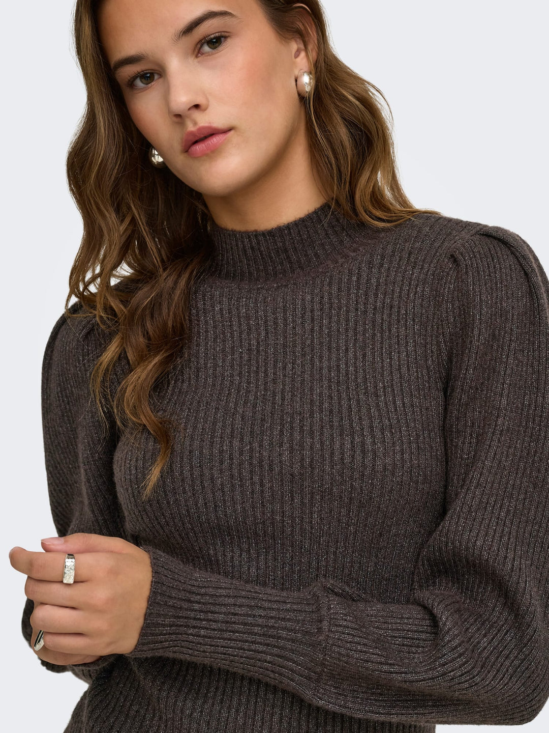 Only 15232494 Katia trui bruin – dames